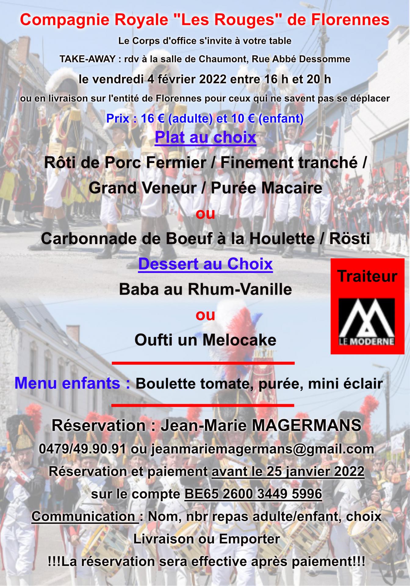 Affiche repas emporter 1